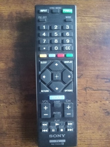 Sony yd092 remote - sony, rm-yd092