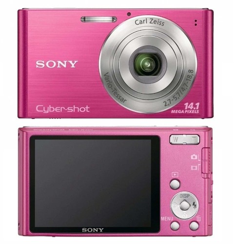 Sony fotocamera digitale rosa