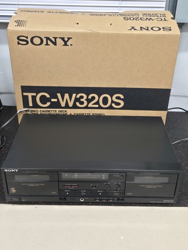 Sony w320s dual cassette - sony, tc-w320s