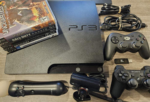 Sony playstation slim 320gb - 3,